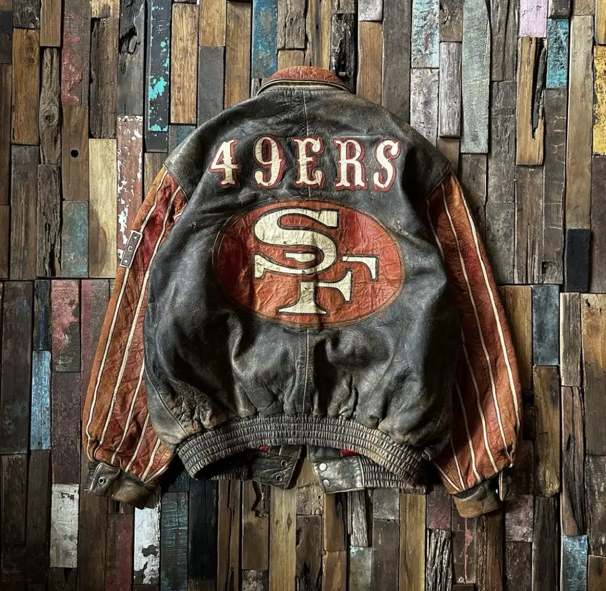 Jeff hamilton NFL leather jacket. 제프해밀턴